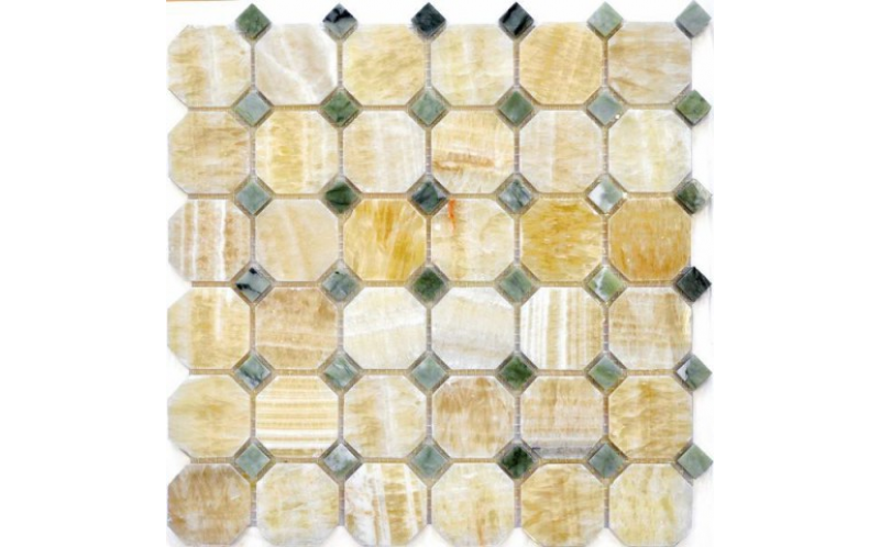 Мозаика из натурального камня Qs-027-48P/10 (чип 48X48X10 мм) 30,5x30,5