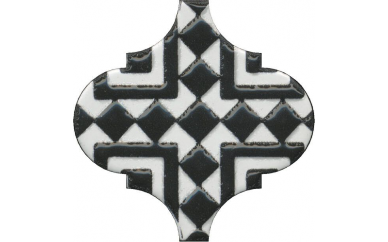 Декор Арабески Глянцевый OS\A25\65000 Орнамент 6,5x6,5