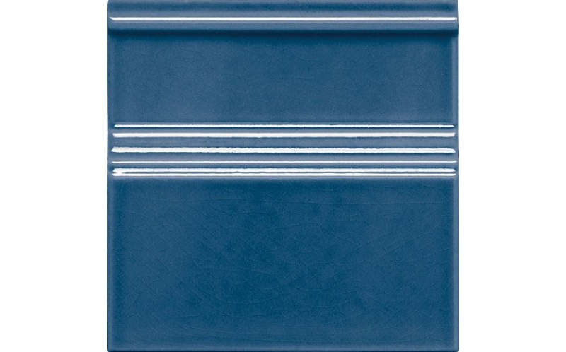Бордюр Adex Rodapie Clasico C/C Azul Oscuro (ADMO5206) 15x15