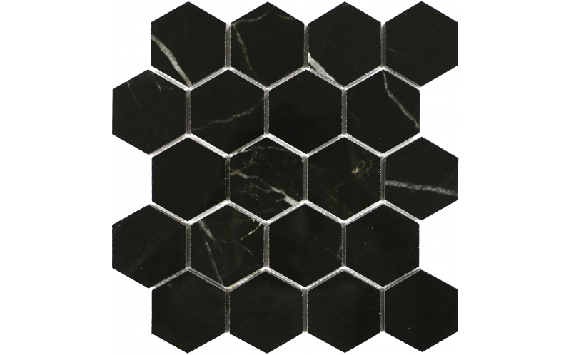 Мозаика Marrone Oriente Pol (Чип 37X64 Мм) Гексагон 26,7X30,8