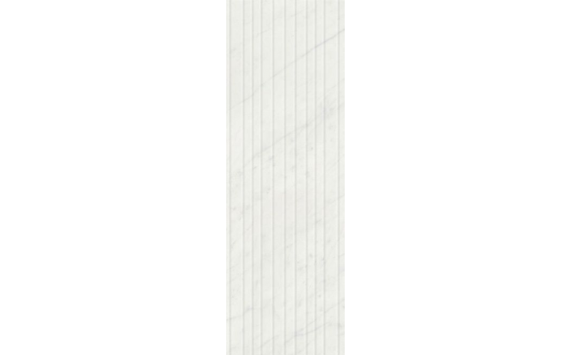 Настенная плитка Борсари 12102R Белый Структура Обрезной 25x75