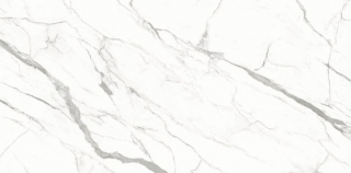 Керамогранит Ultra Marmi Bianco Statuario Lucidato Shiny (UM6L157583) 75x150
