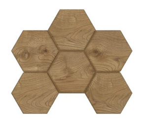 Мозаика Selection Walnut Hexagon SI04 неполированная 25x28,5