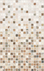 Настенная Плитка Нео Коричневая Средняя Мозаика (122862) 25X40