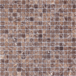 Мозаика Pietrine - Emperador Dark (Чип 15X15X4 Мм) 30,5X30,5