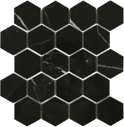 Мозаика Marrone Oriente Pol (Чип 37X64 Мм) Гексагон 26,7X30,8