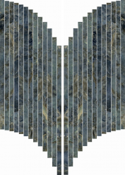 Мозаика Sensi Signoria Mos Ventaglio Labradorite Lux (PF60009153) 28x60