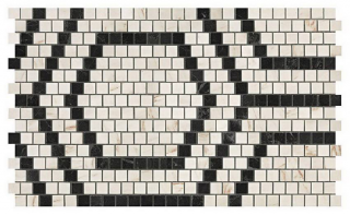 Мозаика Marvel Pro Mosaico Decorato Esagoni Warm Lappato (ADVB) 30x49