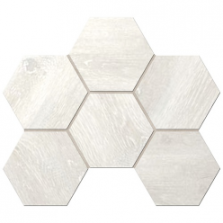 Мозаика Daintree Light Grey Hexagon DA00 неполированная 25x28,5