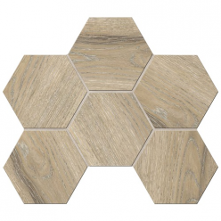 Мозаика Daintree Rusty Beige Hexagon DA02 неполированная 25x28,5