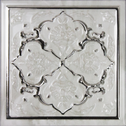 Декор Dec Armonia Petra Brillo Bisel Silver, C 15X15
