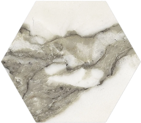 Керамогранит Calacattas-Pulpis Calacatta Majestic Hex 20x24