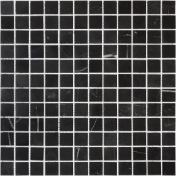 Мозаика Pietrine - Nero Oriente (Чип 23X23X4 Мм) 29,8X29,8