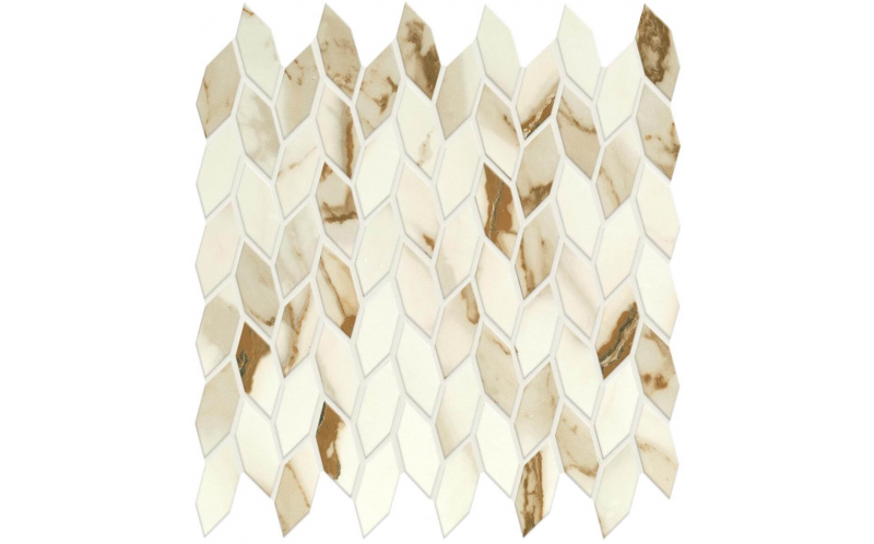 Мозаика Marvel Shine Calacatta Imperiale Mosaic Twist Shiny (A4WN) 30,5x30,5