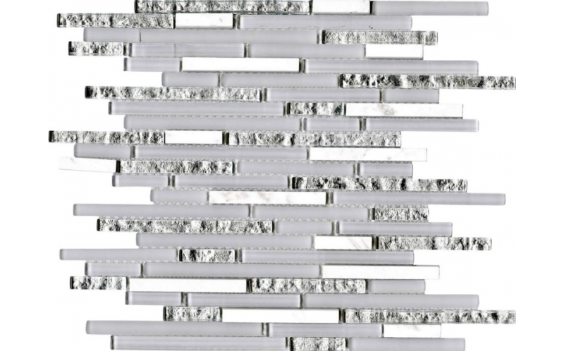 Мозаика Eternity Mini Strip White (L242521761) 29,8X30,5