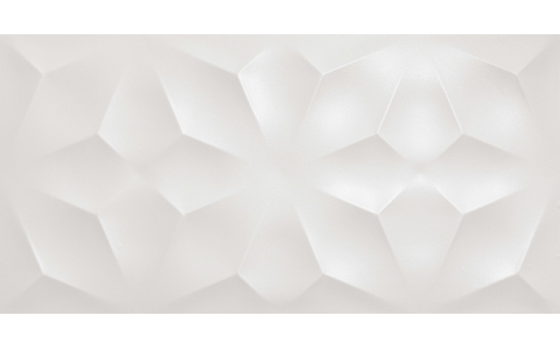Настенная плитка 3D Wall Diamond White Matt. (8DDI) 40x80