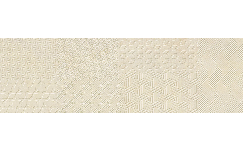 Настенная плитка Materia Textile Ivory 25x80