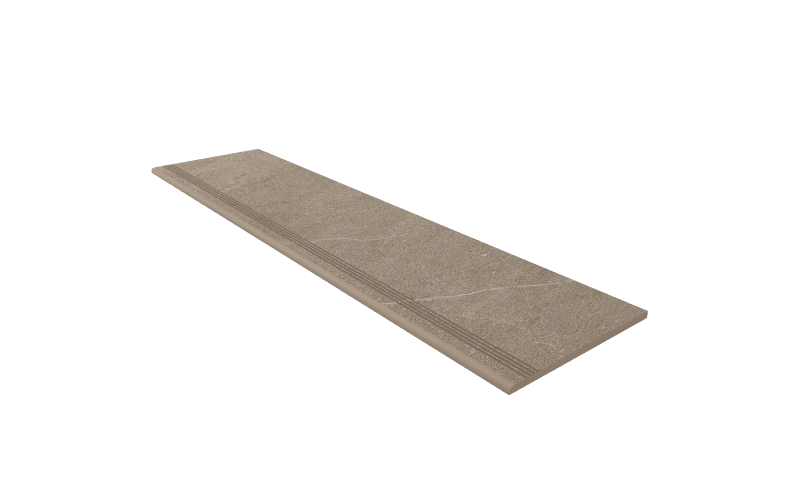 Ступень Gabbro Grey GB02 30x120 Непол. (с насечками)
