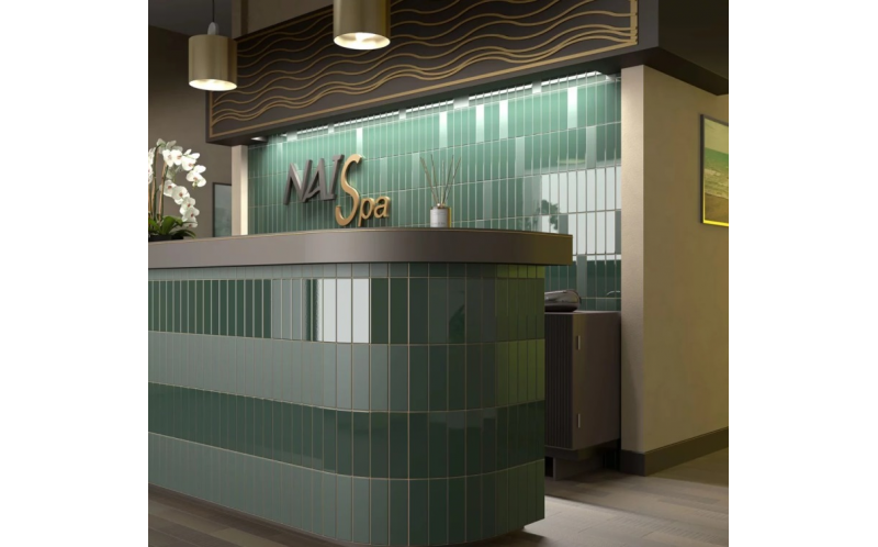 Плитка 28493 Costa Nova Onda Pink Stony Glossy 5x20