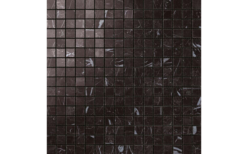Мозаика Marvel Nero Marquina Mosaico Lappato (AS3U) 30x30