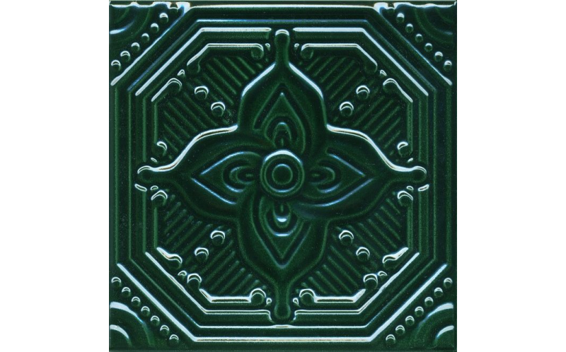 Декор Салинас SSA003 Зеленый 15x15