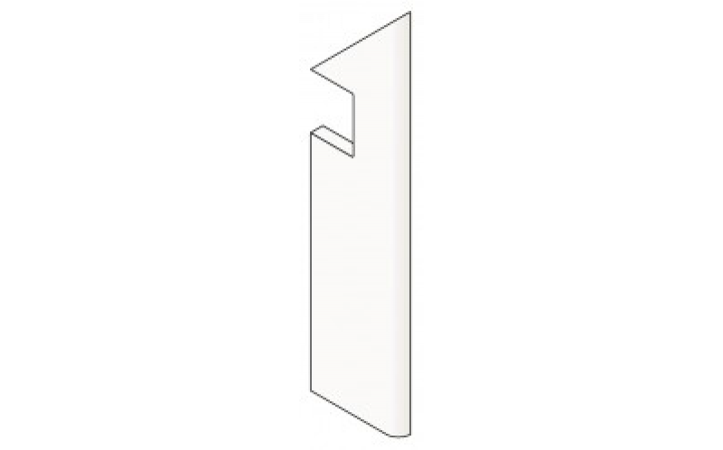 Плинтус Lims Grey Battiscopa Sag.dx (A3JS) 7,2x30