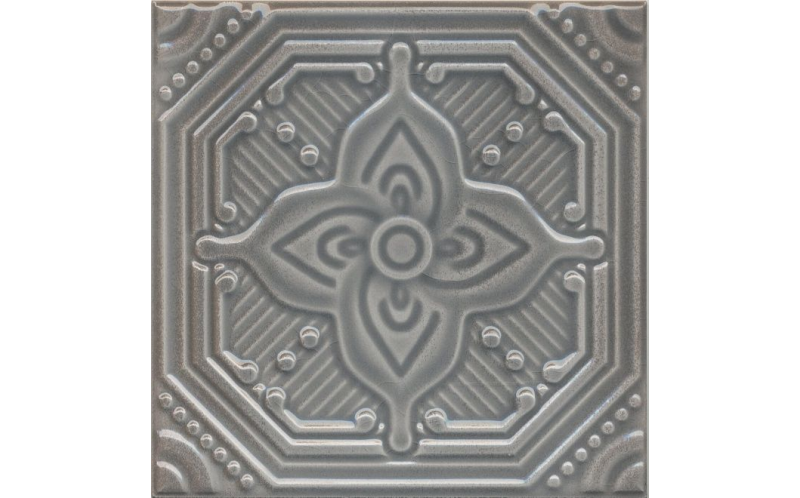 Декор Салинас SSA001 Серый 15x15