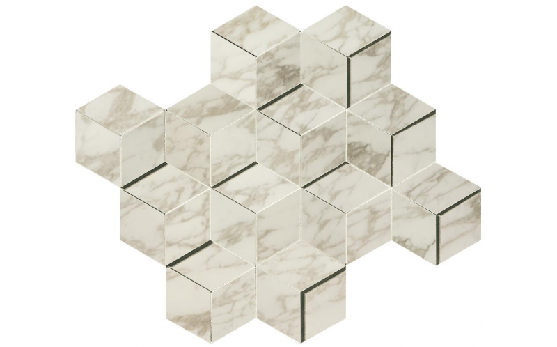 Мозаика Marvel Edge Royal Calacatta Mosaico 3D (AEPH) 26,4x30,5