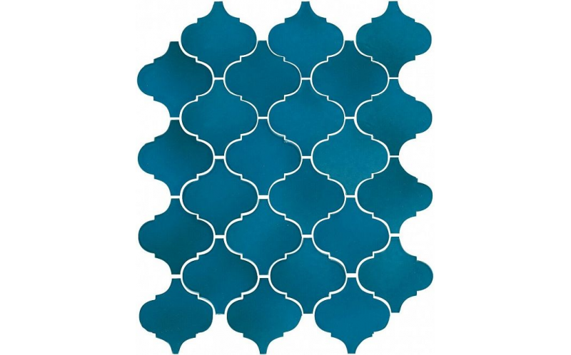 Настенная плитка Арабески Майолика 65007 Синий 26x30