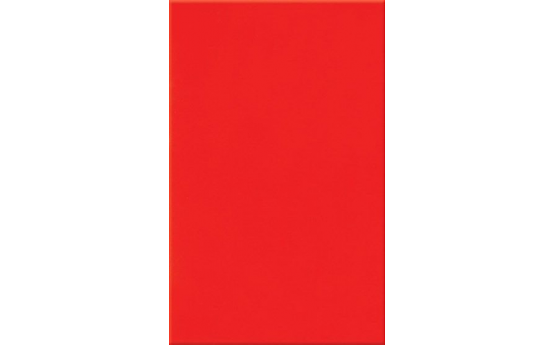 Настенная Плитка Моноколор / Monocolor Красная (120042) 25X40