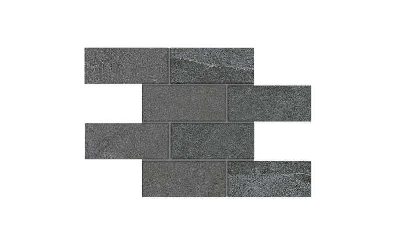 Мозаика Luna Anthracite LN03/TE03 Cube неполированный 25x29