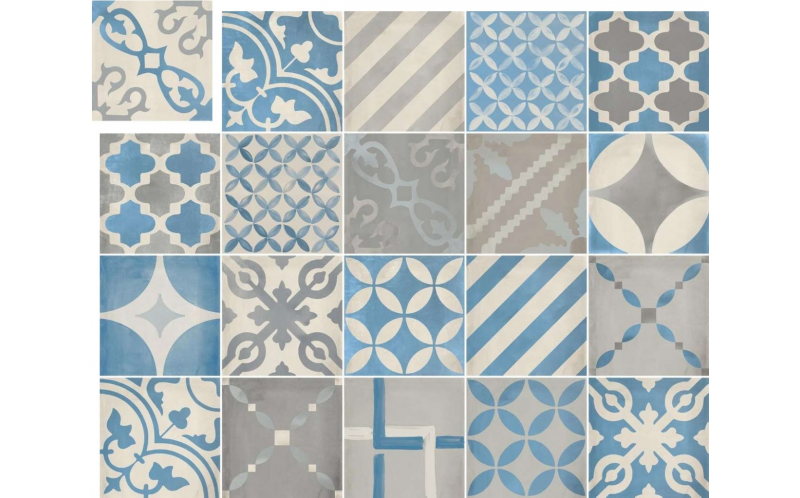 Керамогранит Venti Boost Blue Mix (A3OQ) 20x20