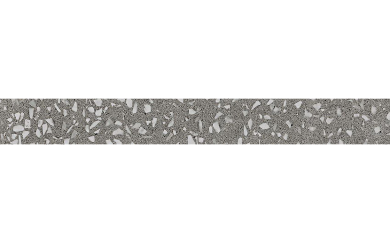 Бордюр Marvel Terrazzo Grey Listello Lapp (AS7Z) 7x60