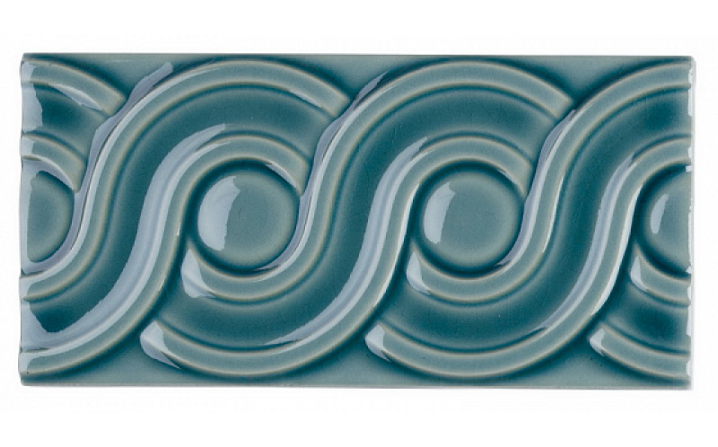 Бордюр Adex Relieve Clasico C/C Gris Azulado (ADMO4083) 7,5x15