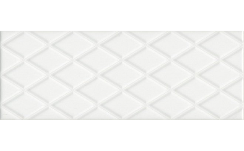 Настенная плитка Спига 15142 Белый Структура 15x40