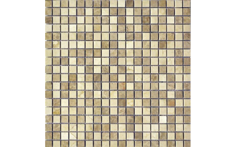 Мозаика из натурального камня Qs-071-15P/10 (чип 15X15X10 мм) 30,5x30,5