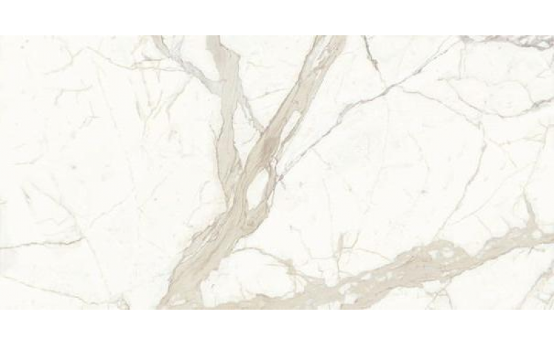 Керамогранит Ultra Marmi Bianco Calacatta Lucidato Shiny (UM6L300536) 150x300