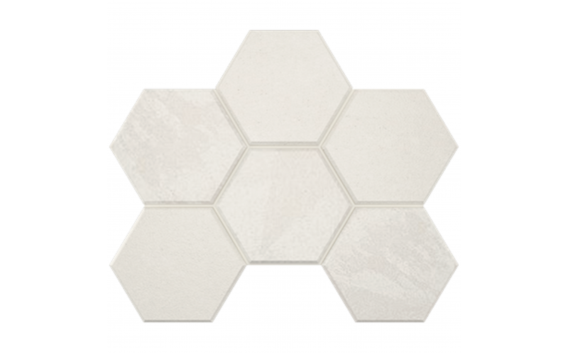 Мозаика Terra White LN00/TE00 Hexagon 25x28.5