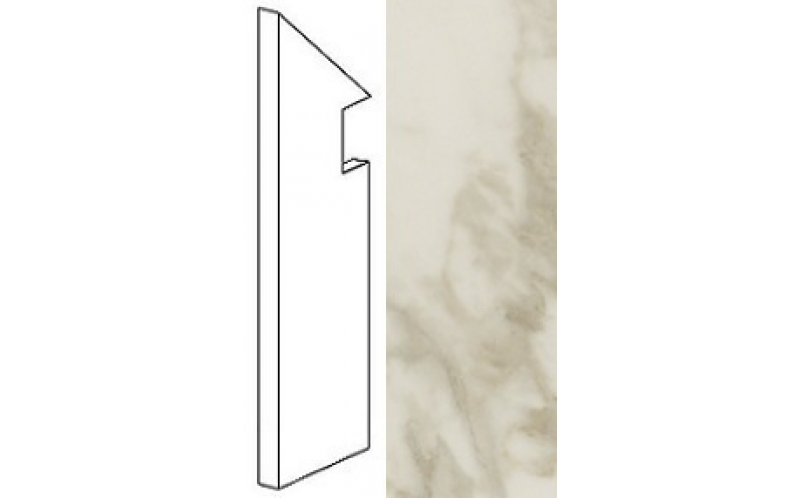 Плинтус Marvel Edge Royal Calacatta Battiscopa Sag.sx (AFB2) 7,2x30