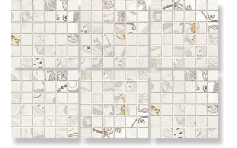 Comp Mosaico Carillon White (6 Pezzi 15X15)