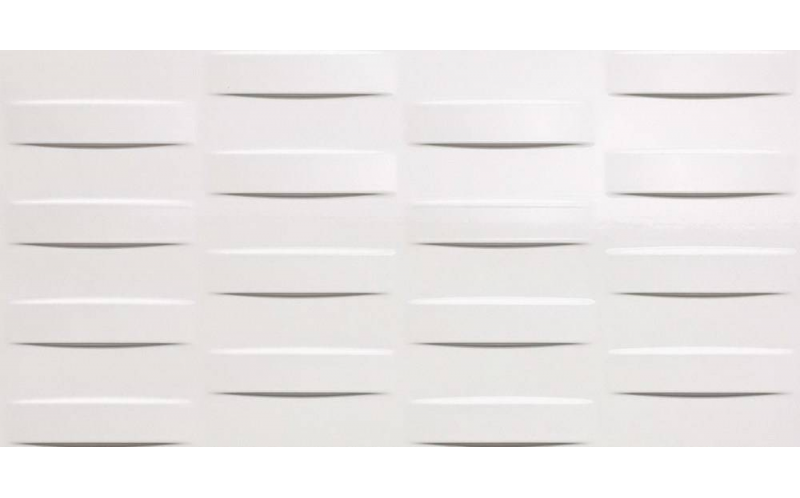 Настенная плитка Dwell 3D Grid Off White (8DGO) 40x80