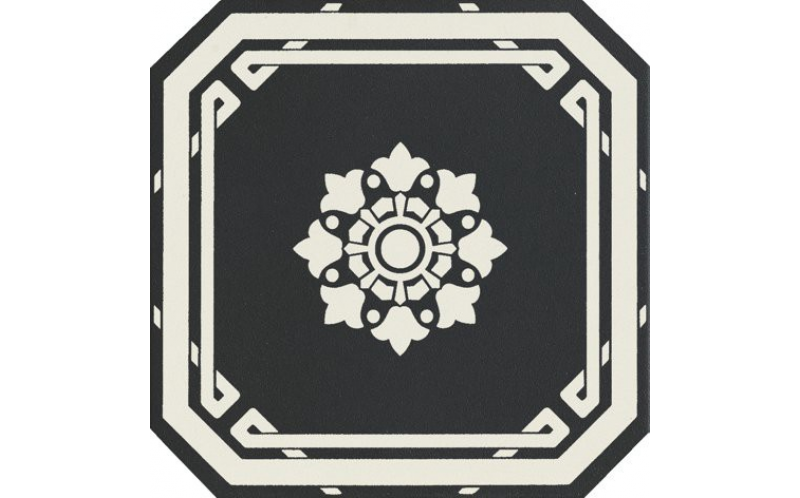 Керамогранит Ottagono Black Dover Oeodb1 20X20