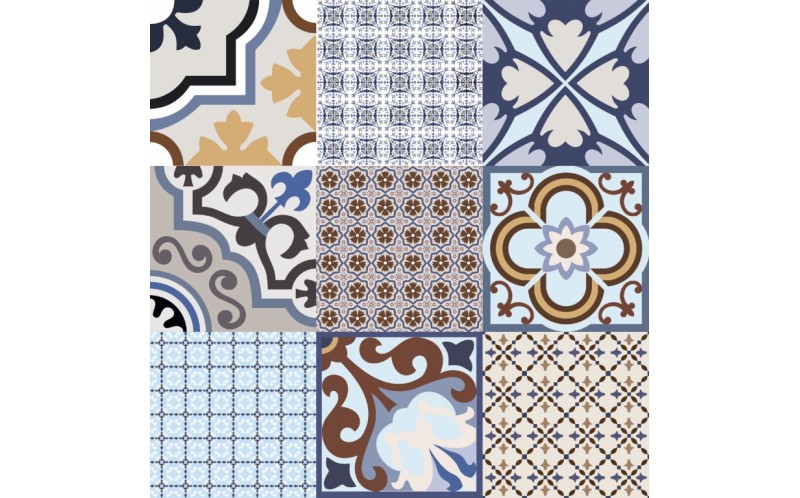 Керамогранит El Molino Logos Azul Satin 58x58