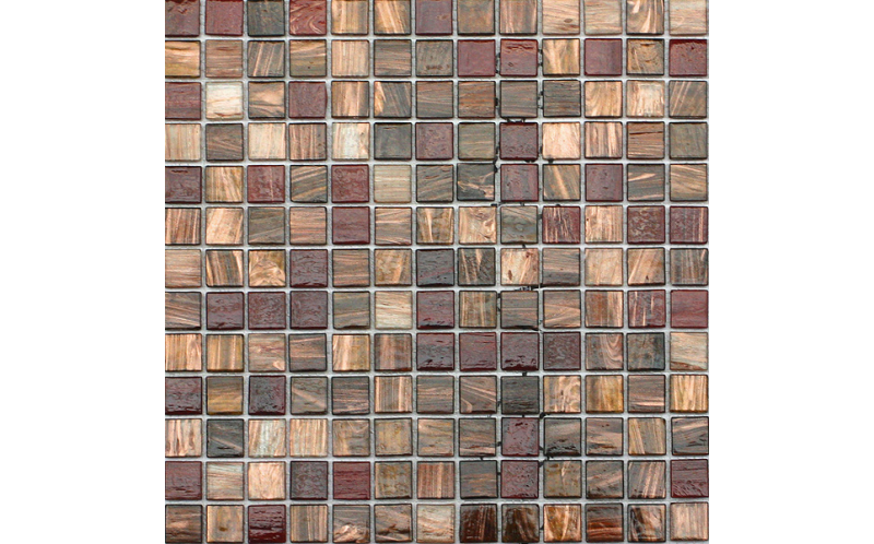 коричнево-бордовый микс