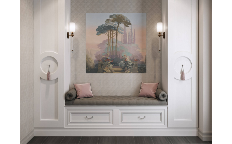 Плинтус Марсо FMA019R Серый Обрезной 15x30