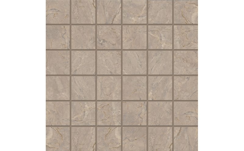 Мозаика BR02 Bernini Beige полированная (5х5) 30x30