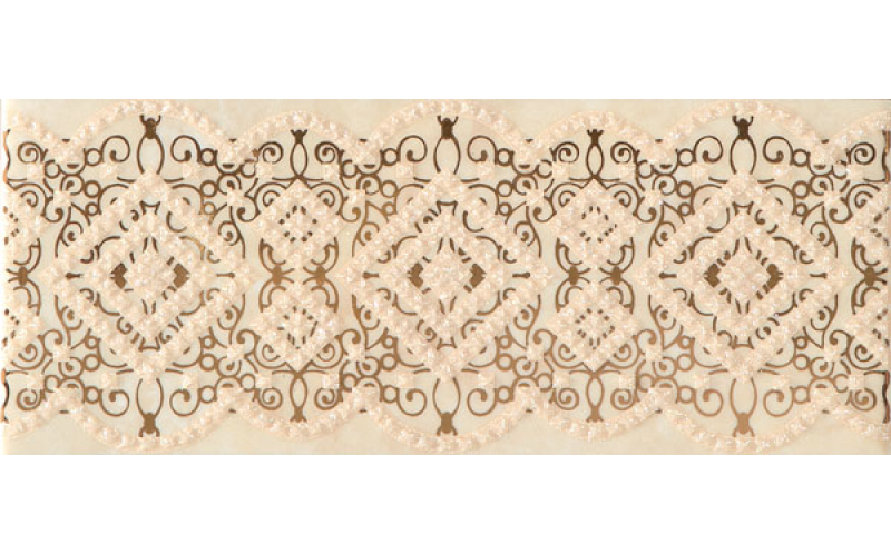 BELLAGIO LISTELLO GEMME BEIGE 10x25