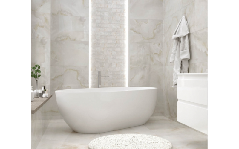 Керамогранит Cromat Amarna Shell leviglass 90x90