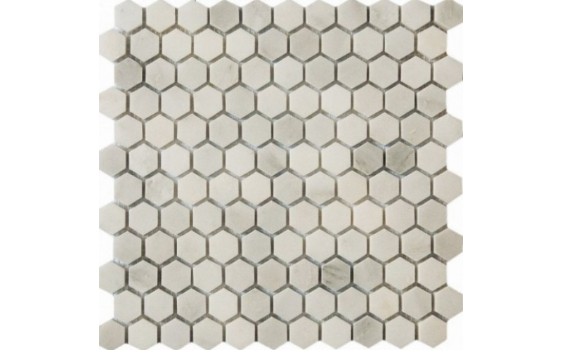 Мозаика из натурального камня Qs-Hex001-25P/10 (чип 25X25X10 мм) 30,5x30,5