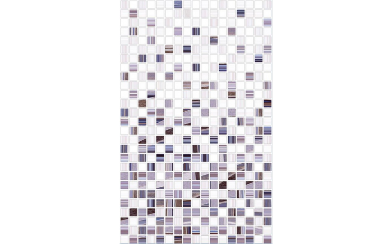 Настенная Плитка Нео Фиолетовая Средняя Мозаика (122882) 25X40